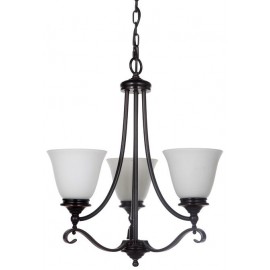 Lighting Inspiration-DALLAS BRONZE / CHROME 3/LT PND